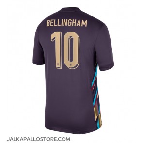 Englanti Jude Bellingham #10 Vieraspaita Naisten EM-Kisat 2024 Lyhythihainen